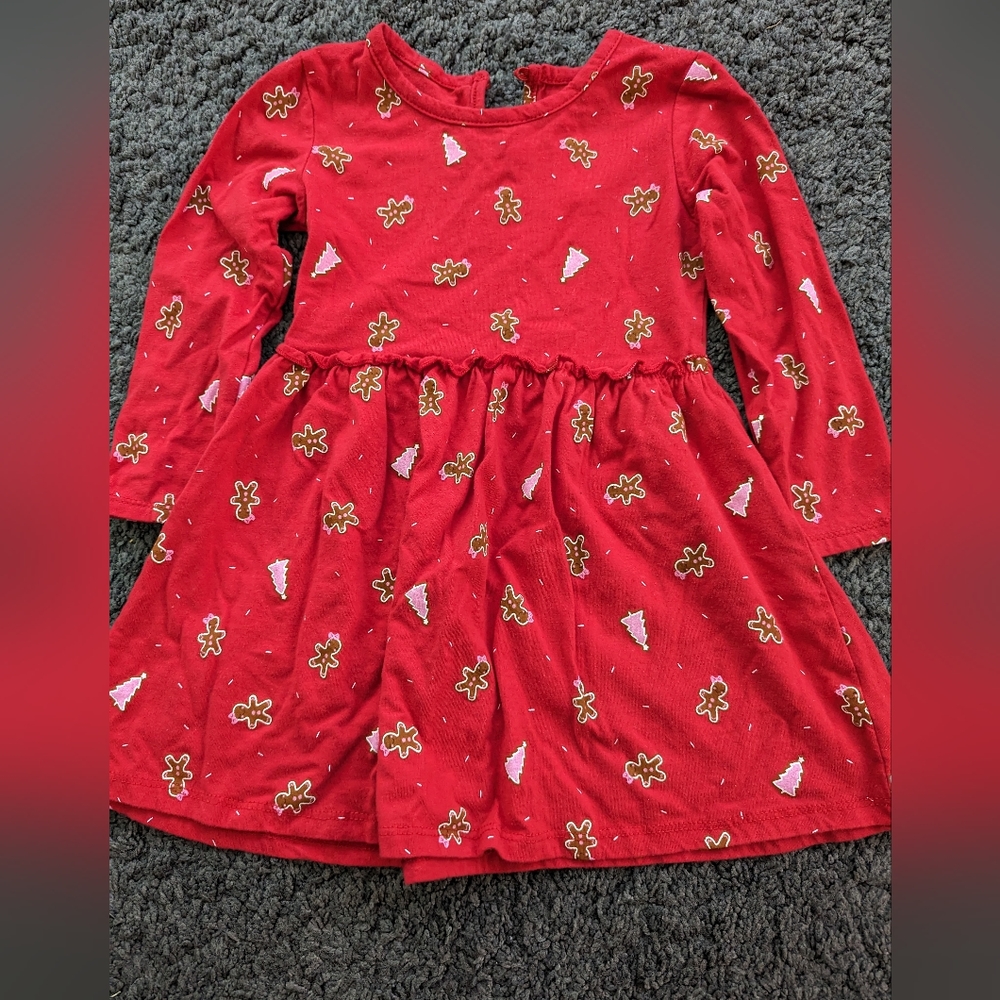 George 3T Christmas T-shirt dress